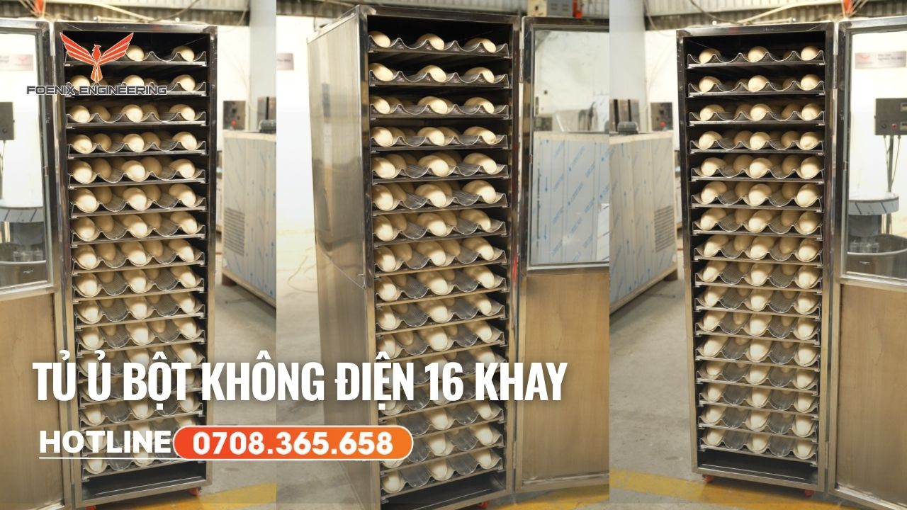 Đối tượng sử dụng tủ ủ bột không điện 16 khay