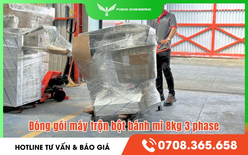 giao máy trộn bánh mì