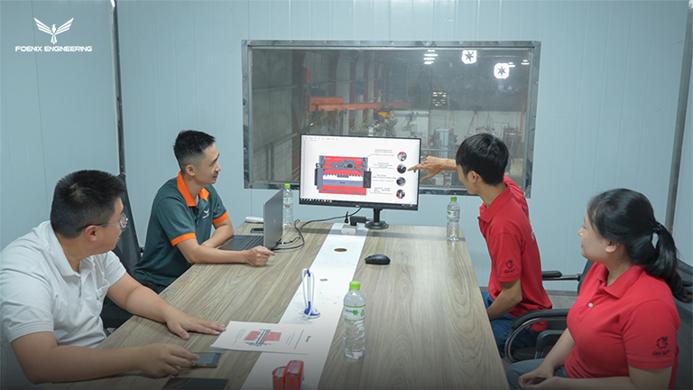 Foenix ký hợp đồng nhập công nghệ Chấn CNC Hybrid HG-110