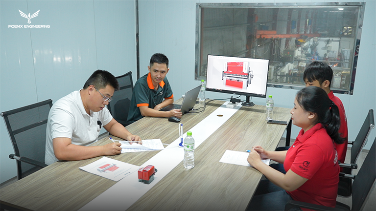 Buổi ký kết hợp đồng giữa Foenix và Gia Mỹ