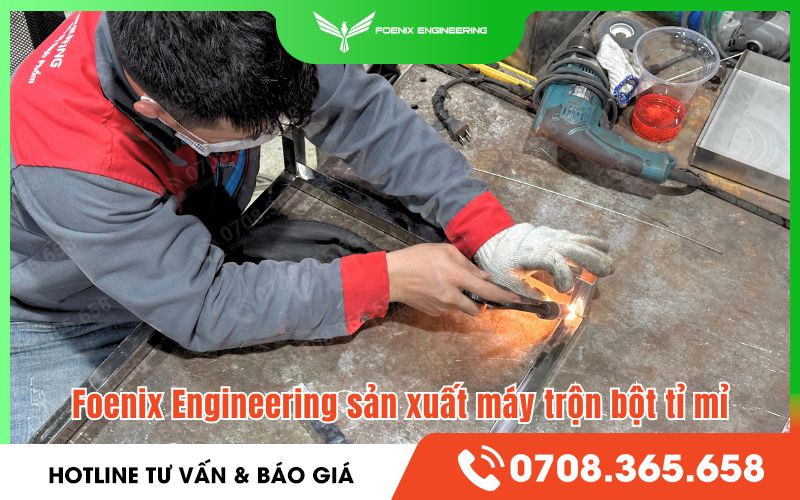 sản xuất máy trộn bánh mì