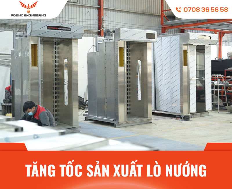 Foenix tối ưu quy trình sản xuất lò nướng