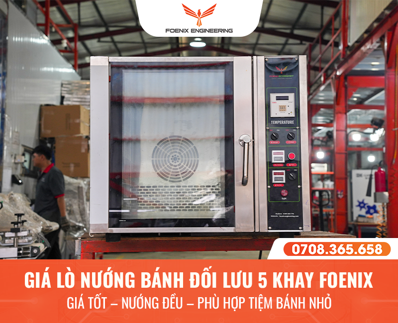 Lò nướng bánh mì 5 khay chất lượng, giá tốt 