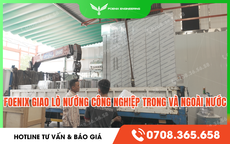 Giao hàng lò nướng công nghiệp nhanh chóng