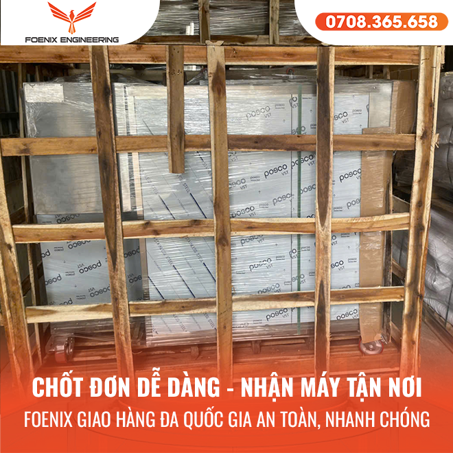 Vận chuyển dây chuyền bánh mì xuất khẩu an toàn