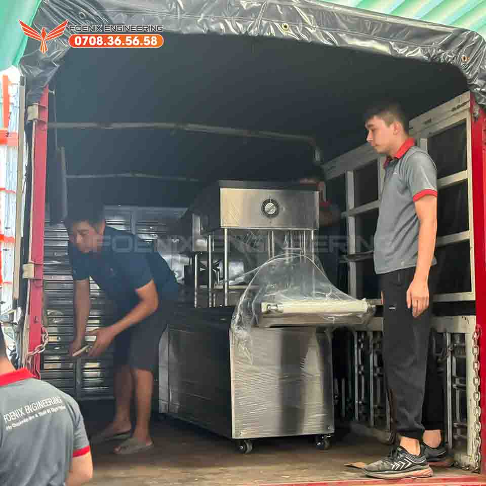 Giao máy làm bánh màn thầu