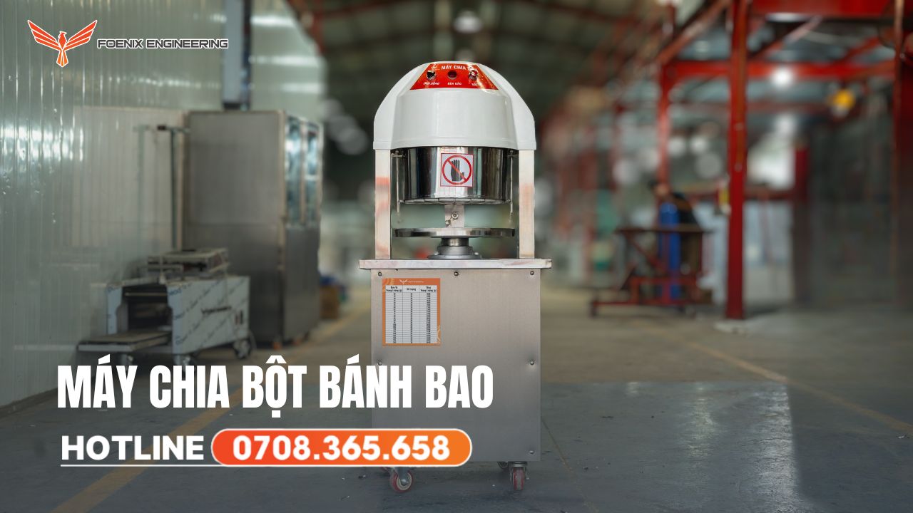 Giới thiệu máy chia bột bánh bao