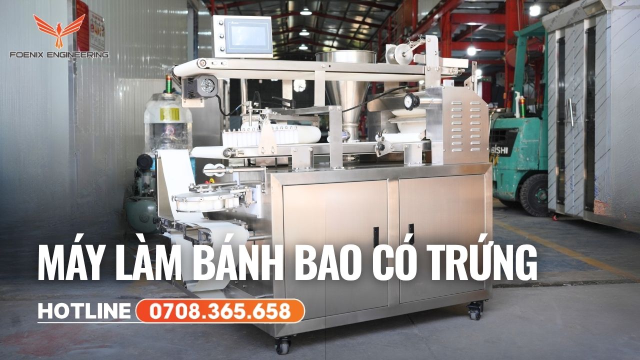 Giới thiệu máy làm bánh bao có trứng