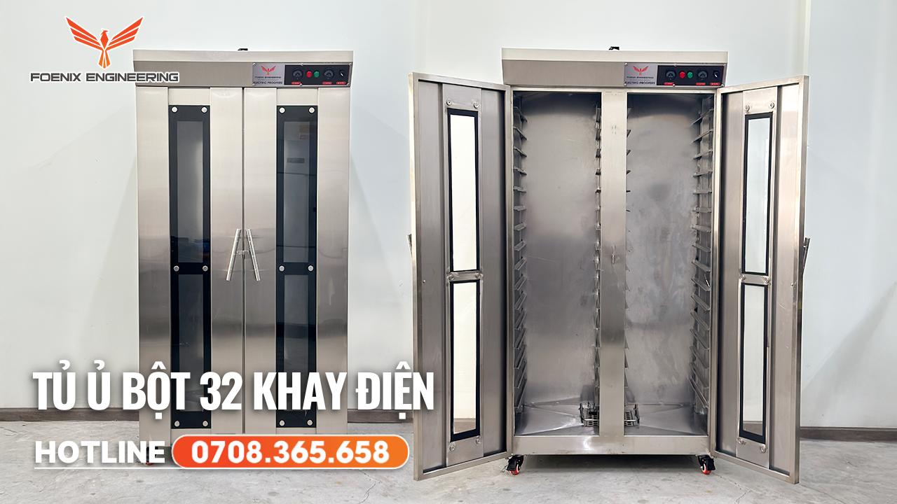 Giới thiệu tủ ủ điện 32 khay 