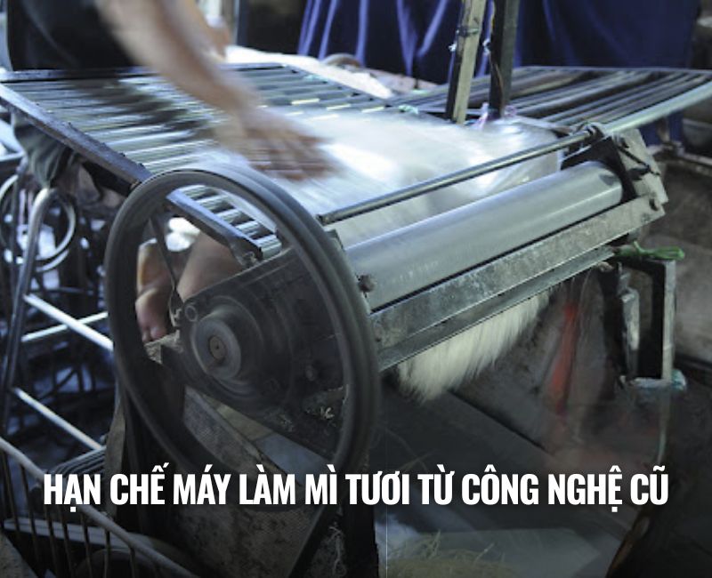 Nhược điểm của máy làm mì tươi truyền thống