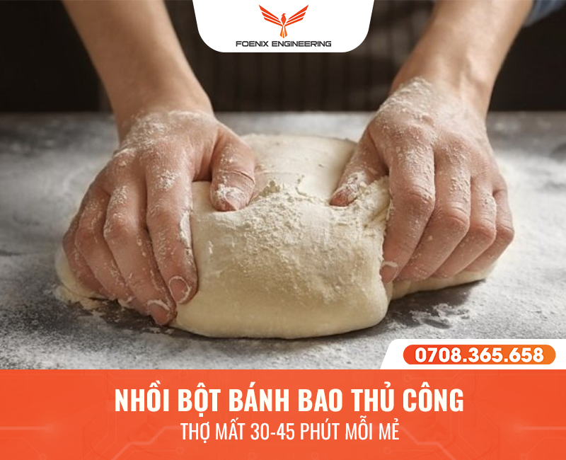 Nhược điểm nhồi bột bằng tay
