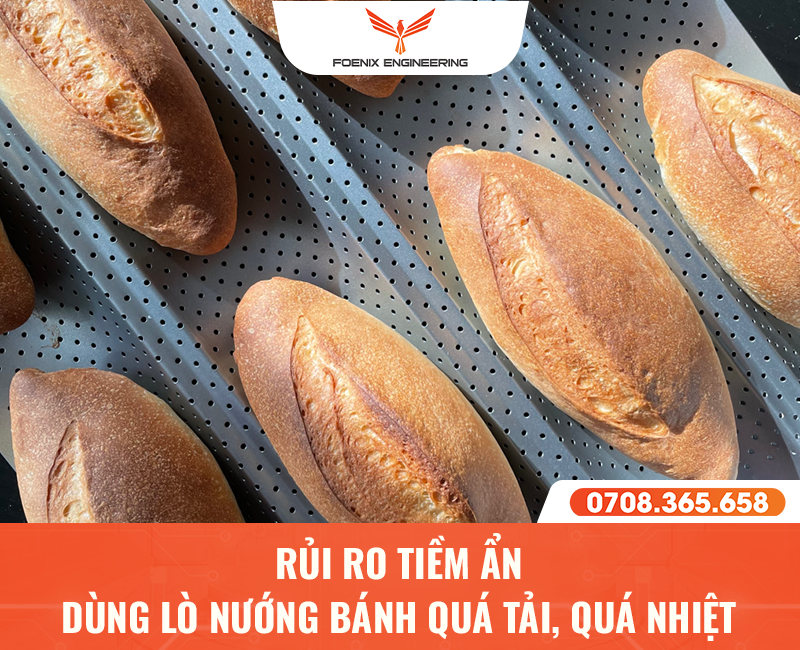 Hậu quả khi sử dụng lò nướng quá tải, quá nhiệt