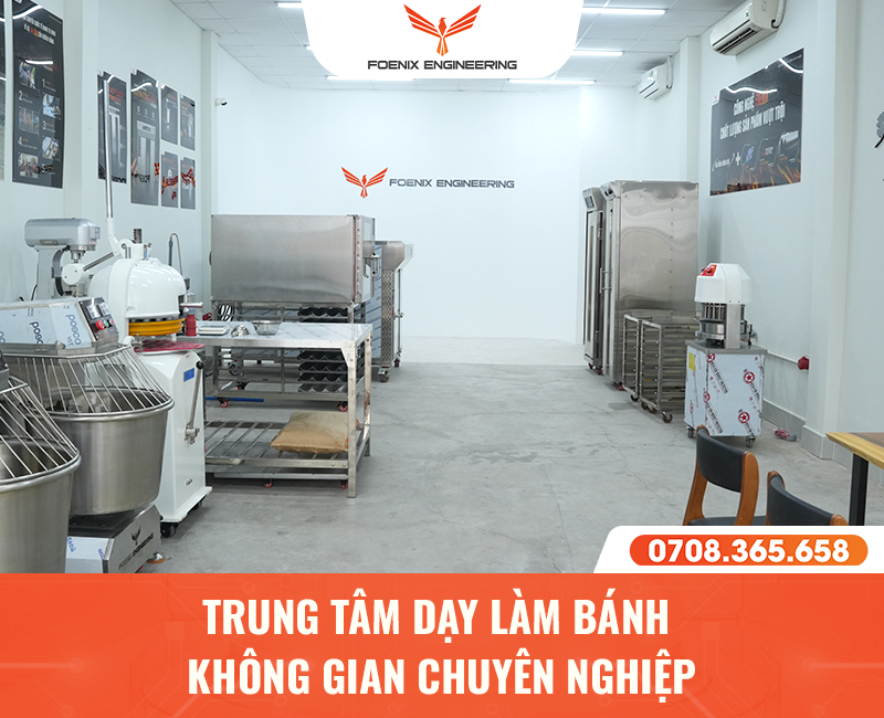 Trung tâm dạy làm bánh không gian hiện đại
