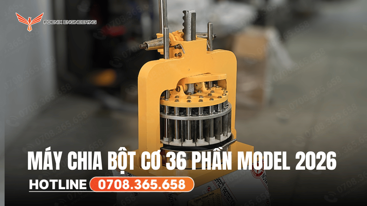 Ưu điểm nổi bật máy chia bột cơ 36 phần