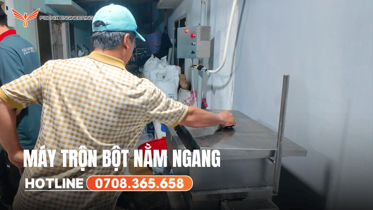 Các bước vận hành máy trộn bột công nghiệp nằm ngang