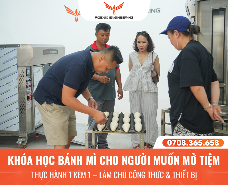 Khóa học làm bánh mì chuyên nghiệp 