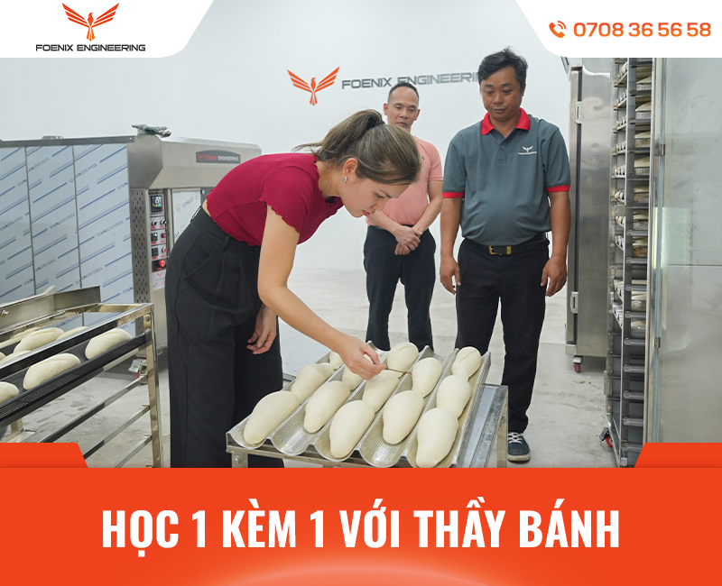 Học làm bánh để kinh doanh 1 kèm 1 dễ hiểu