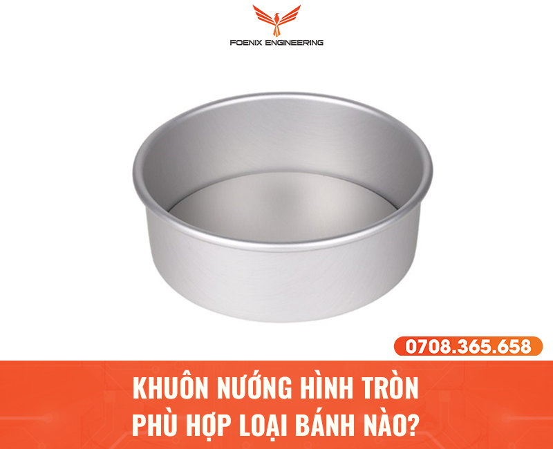 Khuôn hình tròn nướng bánh
