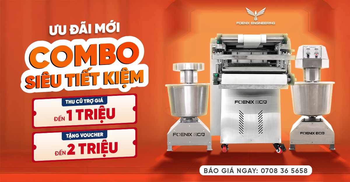 Khuyến mãi tháng 7 tri ân máy trộn bột và máy se bột