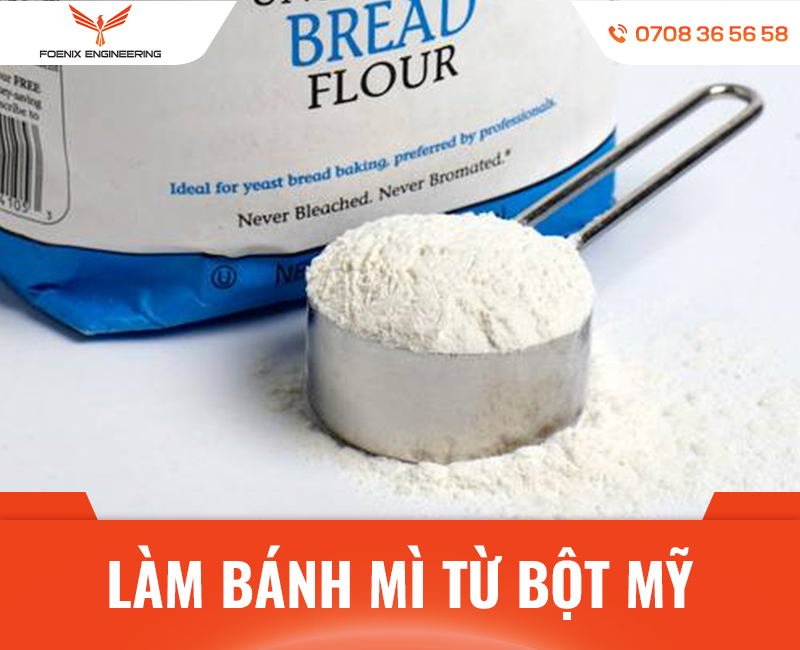 Làm bánh mì Việt Nam từ bột Mỹ được không?