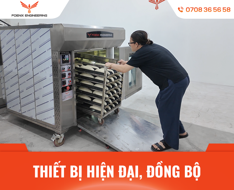 Thiết bị làm bánh mì Việt Nam hiện đại