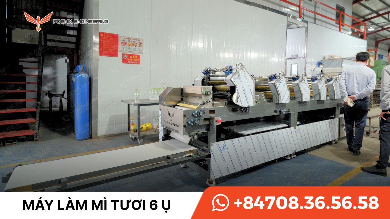 Máy làm mì tươi 6 ụ
