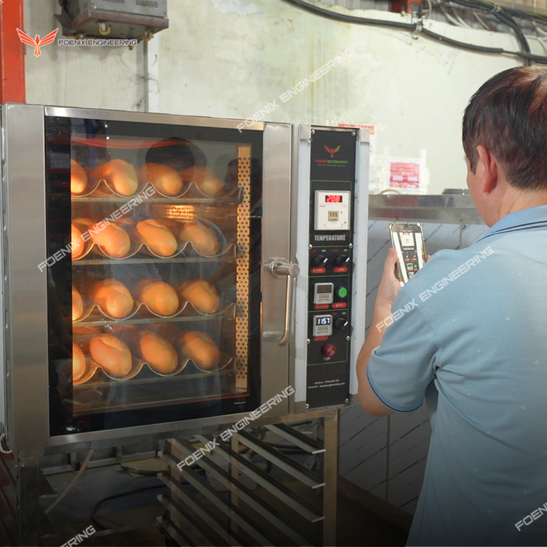 Lò nướng gia đình nướng bánh mì đông đá