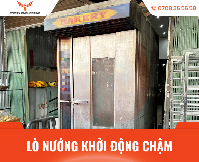 Bệnh lò nướng bánh chuyên dụng khởi động chậm