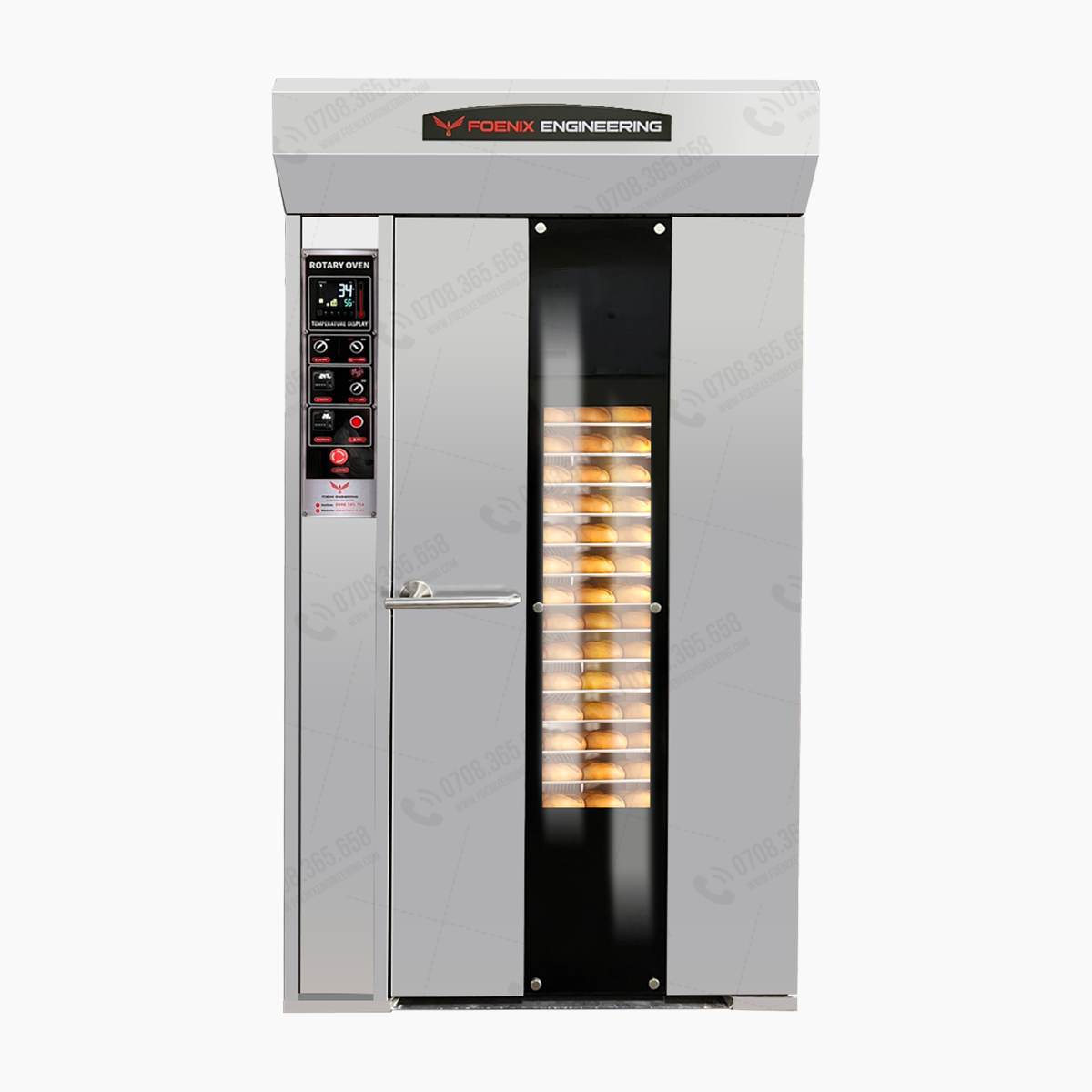 Lò nướng bánh mì 16 khay Foenix Engineering