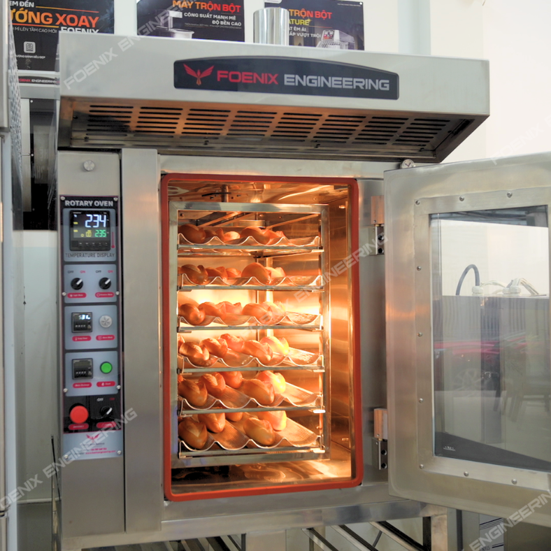 lò nướng bánh mì inox tiêu chuẩn ce