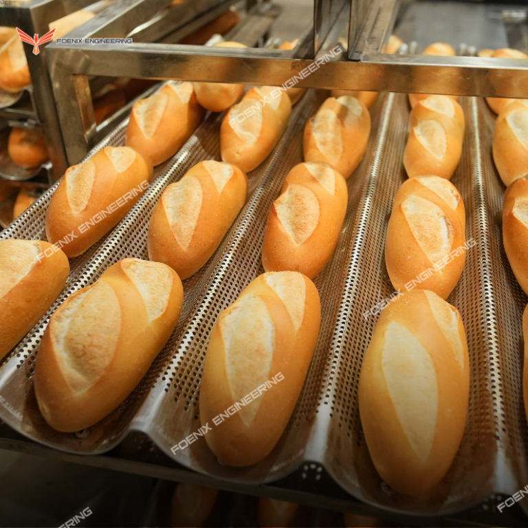 Quy trình nướng bánh mì đông đá