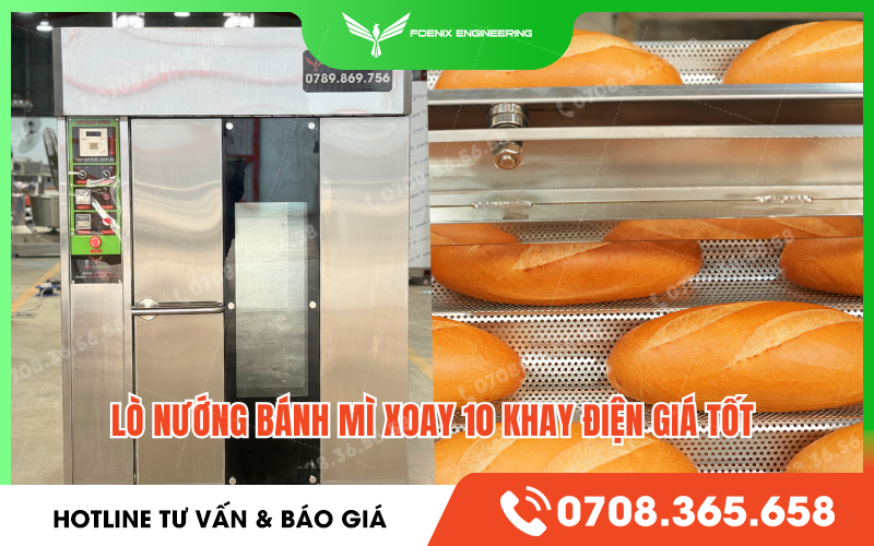 Đối tượng sử dụng lò nướng bánh 10 khay