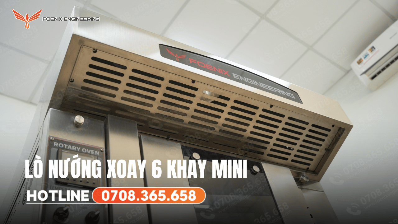 Lợi ích khi dùng lò nướng bánh mì mini xoay 6 khay