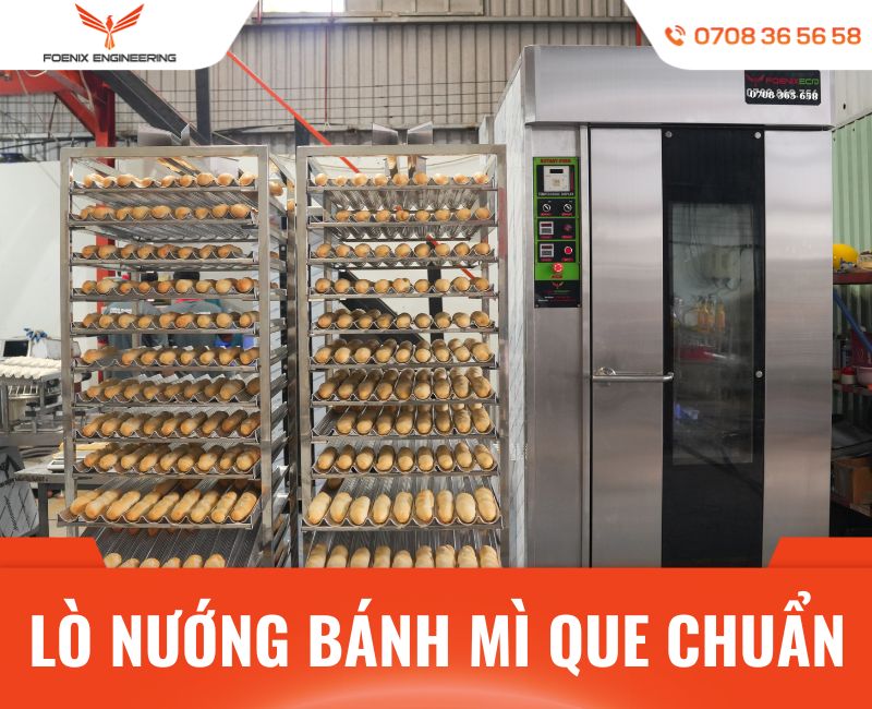 Lò nướng bánh mì que chuẩn