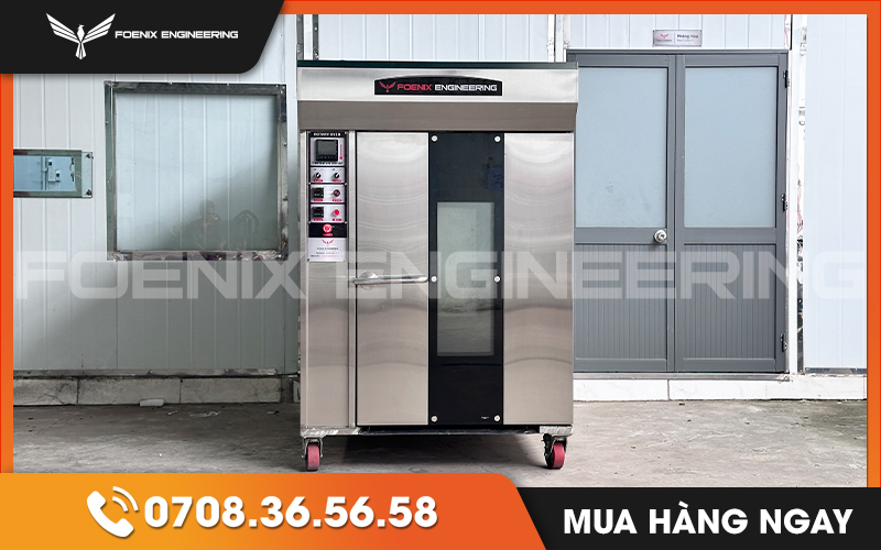 Lò nướng bánh mì 10 khay điện được gia công tỉ mỉ 