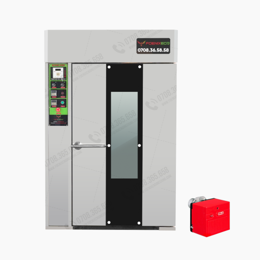 Lò nướng bánh mì xoay 12 khay dầu Foenix Eco