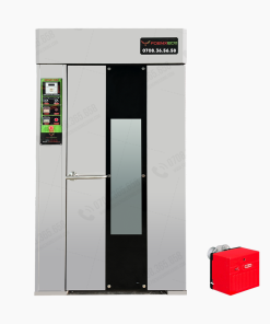 Lò nướng bánh mì xoay 16 khay dầu Foenix Eco