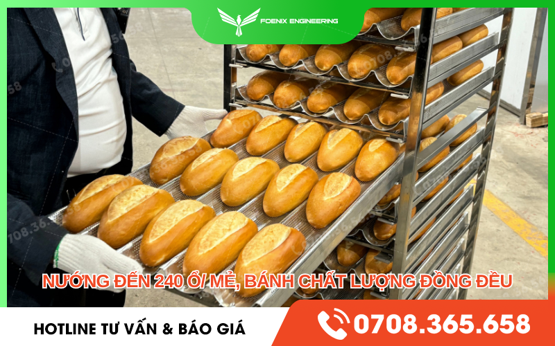 Lợi ích khi sử dụng lò xoay điện 16 khay Foenix Eco