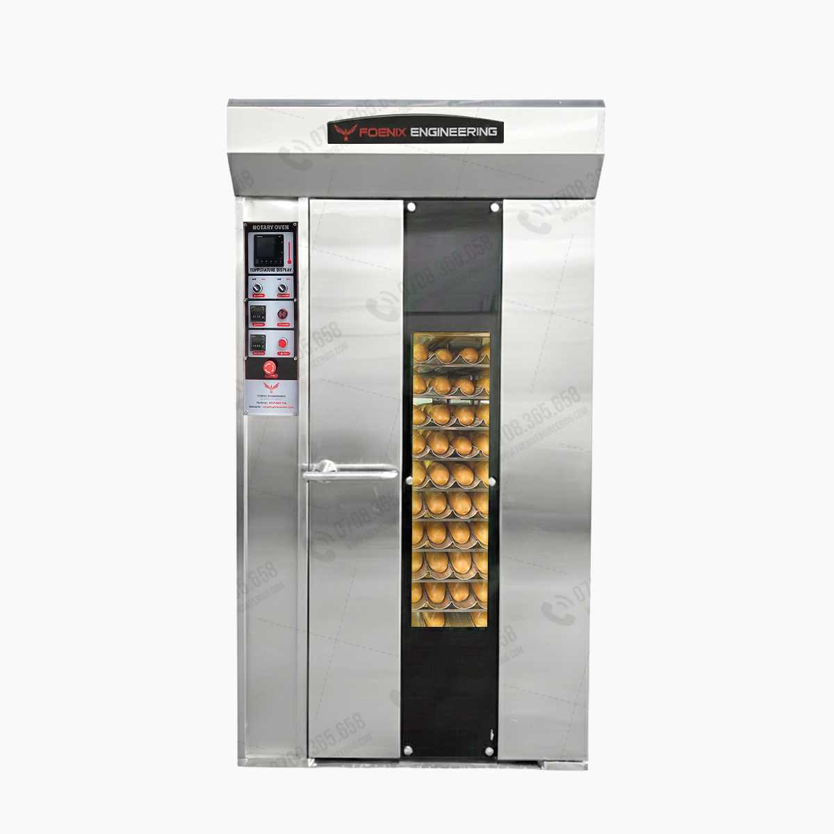 Lò nướng bánh mì xoay 16 khay Foenix Engineering
