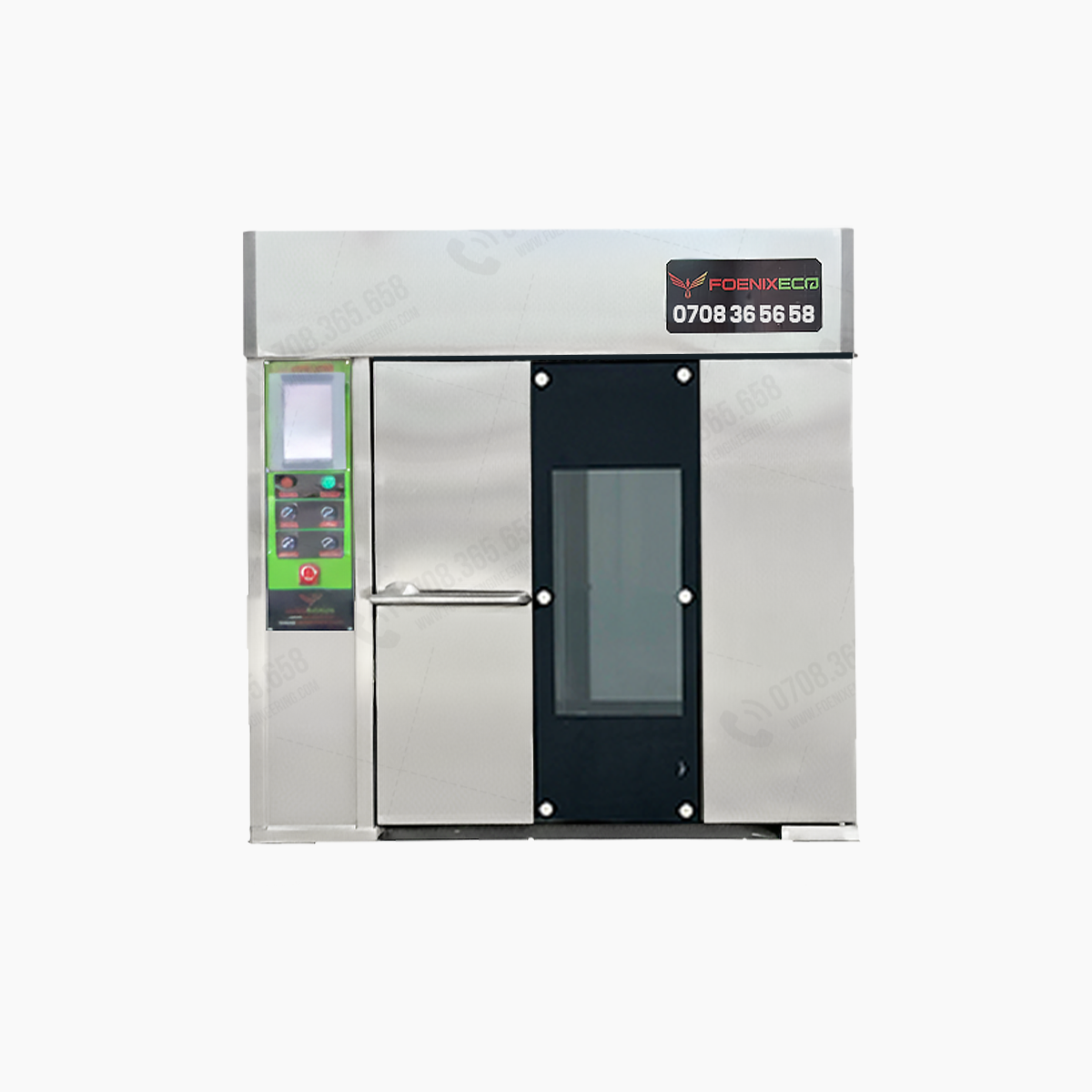 Lò nướng bánh mì xoay 6 khay Foenix Eco Plus