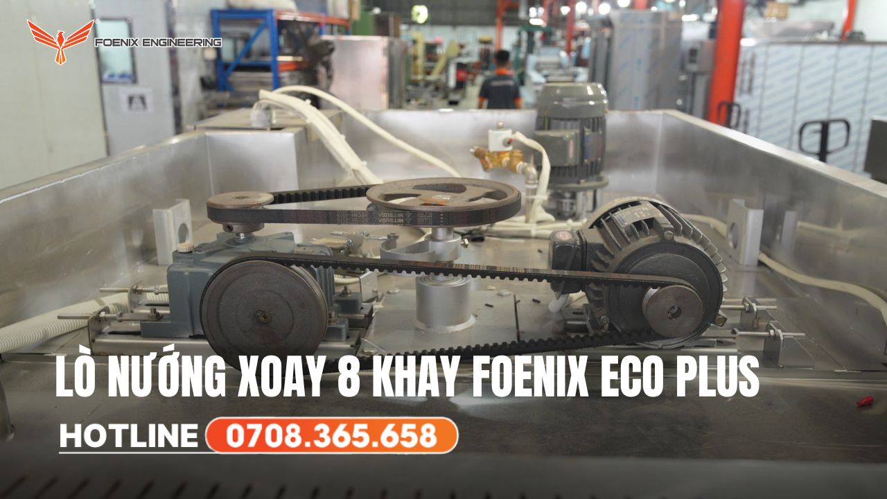 Lò nướng bánh mì 8 khay chất lượng cao