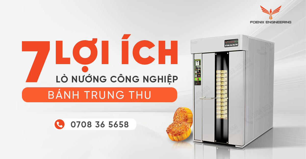 Lý do tiệm bánh cần đầu tư lò nướng bánh trung thu công nghiệp?