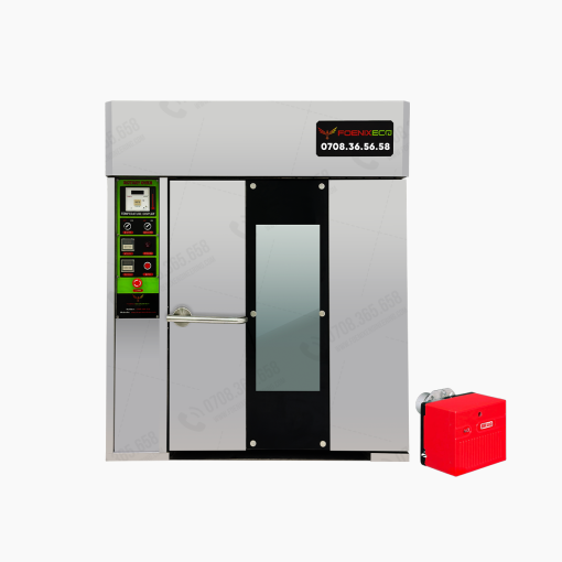 Lò nướng bánh mì xoay 8 khay dầu Foenix Eco