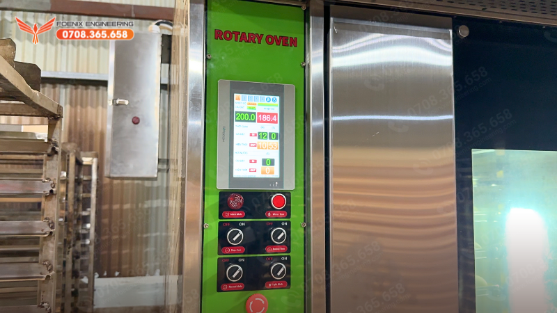 Các điểm vượt trội lò nướng xoay 16 khay model 2026