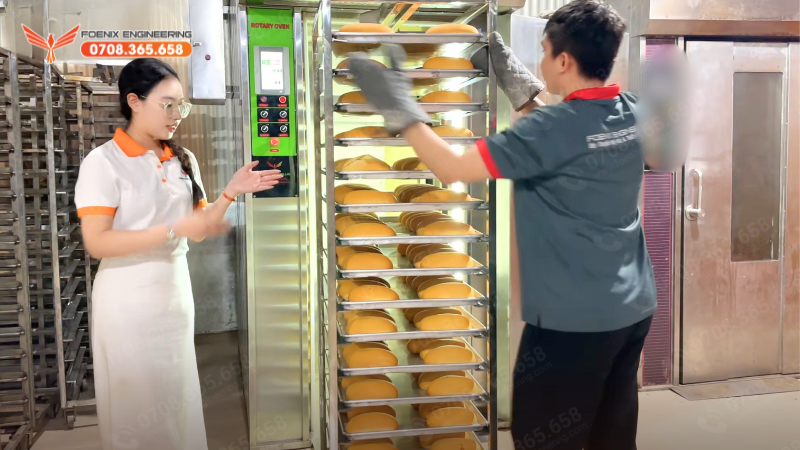 Dòng lò nướng đáp ứng năng suất lớn