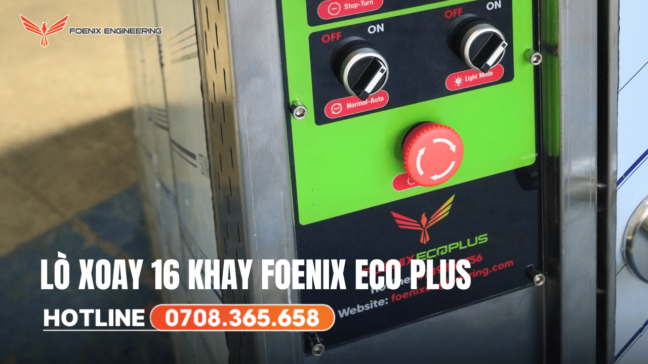 Lợi ích sử dụng lò nướng bánh mì xoay 16 khay Foenix Eco Plus