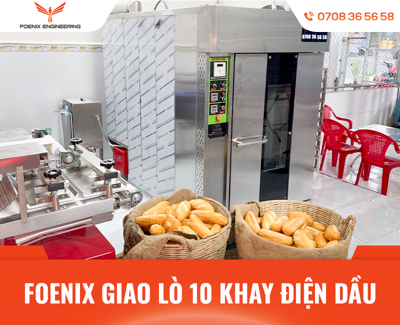 Foenix giao lò nướng bánh mì trên toàn quốc