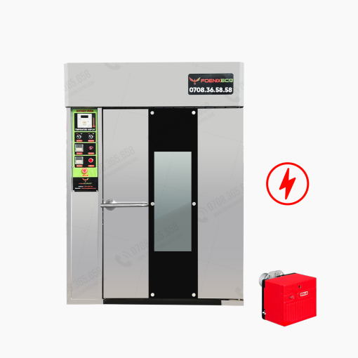 Lò xoay 10 khay điện dầu Foenix Eco