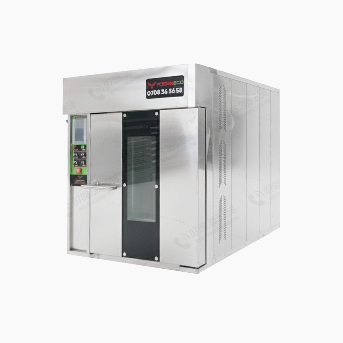 Lò nướng xoay 6 khay Foenix Eco Plus