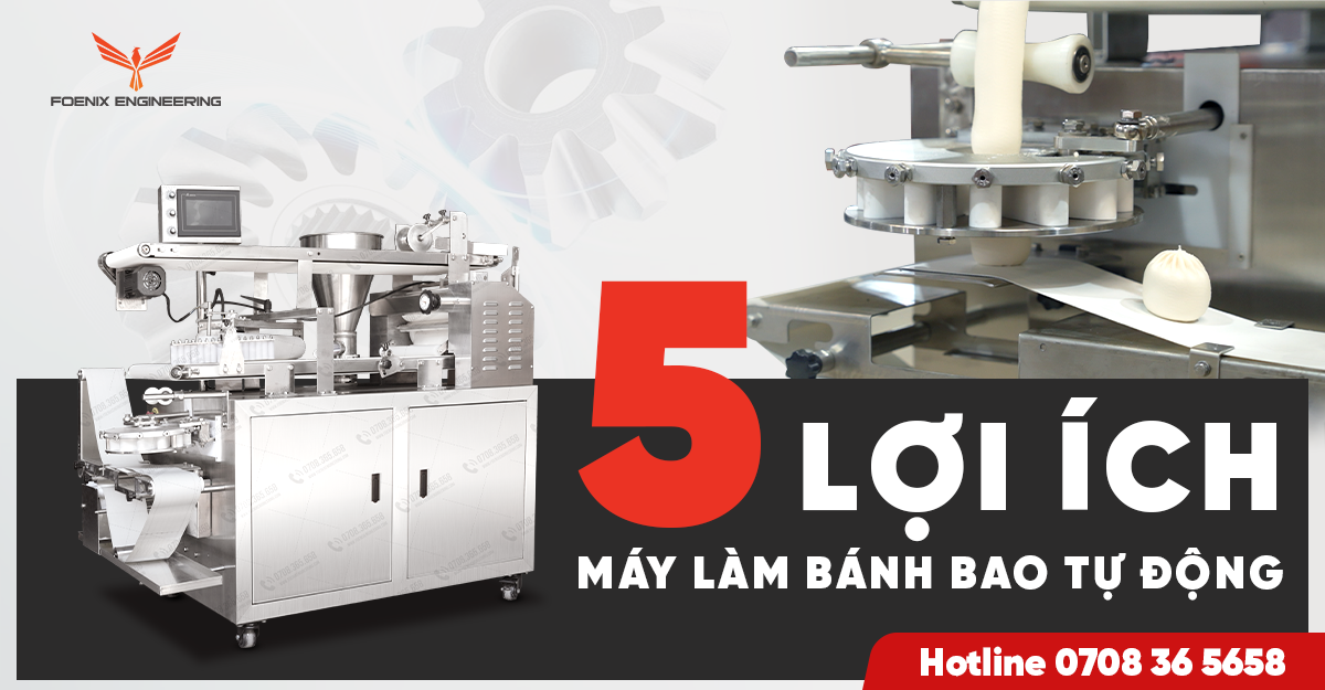 Lợi ích khi sử dụng máy làm bánh bao tự động